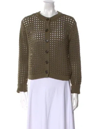 Pre-owned Elyse Walker Crew Neck Sweater In Green