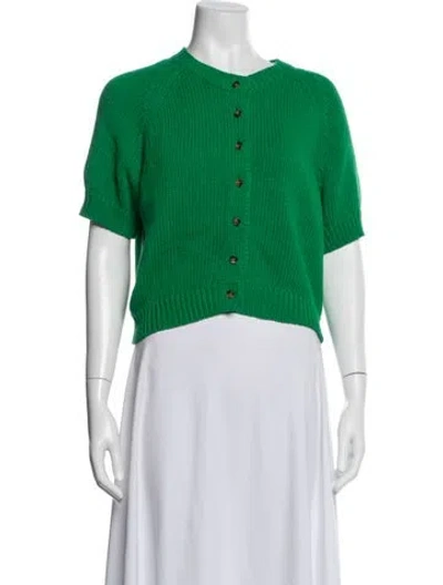 Pre-owned Elyse Walker Crew Neck Sweater In Green
