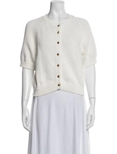 Pre-owned Elyse Walker Crew Neck Sweater W/ Tags In White