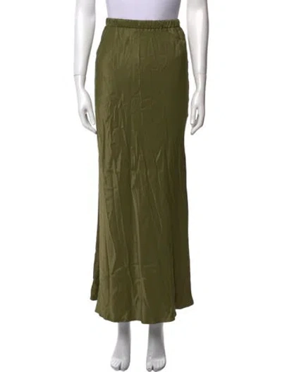 Pre-owned Elyse Walker Midi Length Skirt In Green