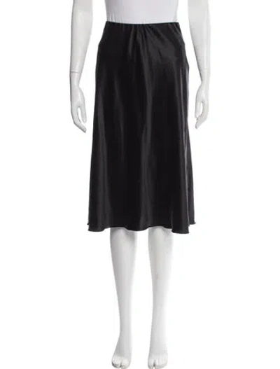 Pre-owned Elyse Walker Silk Knee-length Skirt In Black