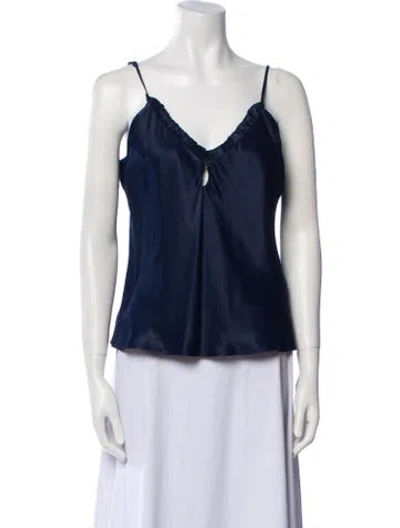 Pre-owned Elyse Walker Skirt Sleeveless Top W/ Tags In Blue