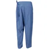 Em & Shi Blue Victory Chambray Pants In Blue