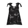 Em & Shi Women's Black Arizona Tie Up Top In Black