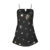 Em & Shi Women's Black Cosmic Slip Top In Black