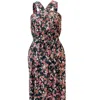 Em & Shi Women's Black Midnight Love Halter Dress In Black
