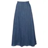 Em & Shi Women's Blue Athena Lurex Skirt In Blue