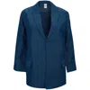 Em & Shi Women's Blue Olympia Blazer In Blue