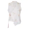 Em & Shi Women's Brown Villa Greco Wrap Vest