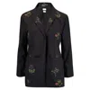 Em & Shi Women's Forest Black Blazer In Black