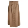 Em & Shi Women's Neutrals Twig Button Down Skirt In Beige