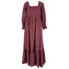 Em & Shi Women's Red Berry Smocked Dress In Red