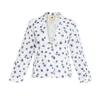Em & Shi Women's White Daisy Day Blazer In White