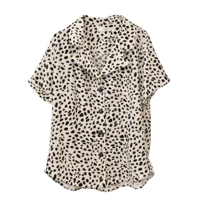 Em Basics Women's Black / White Pam Shirt - Print