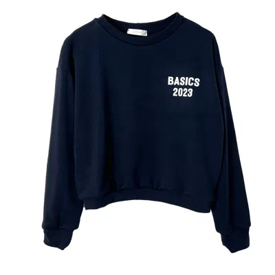 Em Basics Women's Blue Molly Sweatshirt