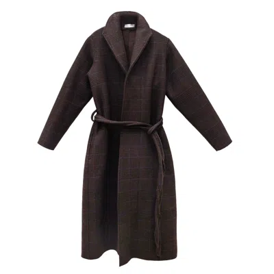Em Basics Women's Brown Michelle Coat In Black