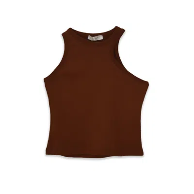 Em Basics Women's Brown Nikki Top - Caramel