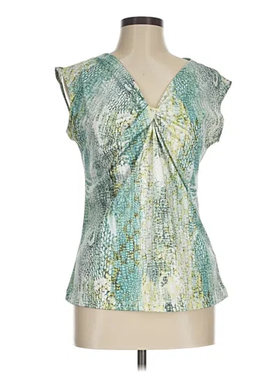Pre-owned Emaline Sleeveless Blouse In Silver