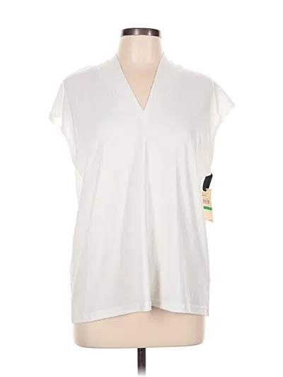 Pre-owned Emaline Sleeveless Blouse In White