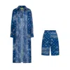 Emanmoon Blue Bandae Set In Blue