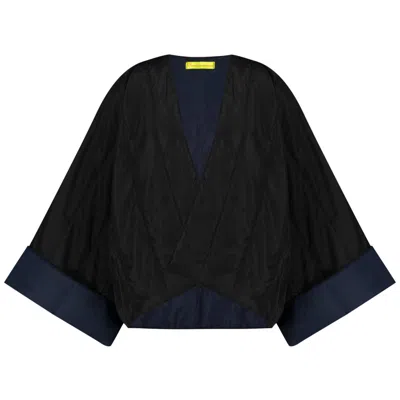 Emanmoon Women's Blue Astral Puffer