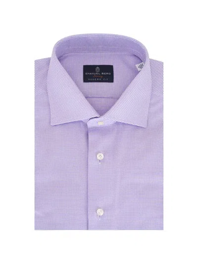 Emanuel Berg Buttoned Shirt In Purple