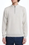 Emanuel Berg Jacquard Wool Half Zip Sweater