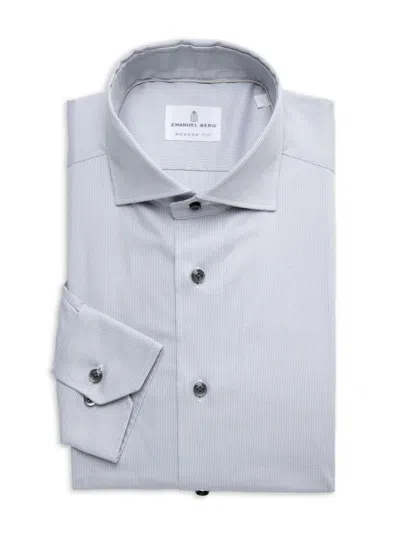 Emanuel Berg Men's Modern Fit Dress Shirt In Grey