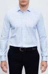EMANUEL BERG EMANUEL BERG PRINCE OF WALES CHECK COTTON TWILL BUTTON-UP SHIRT