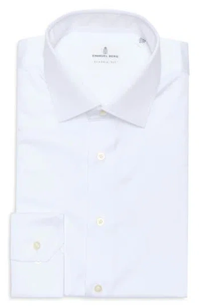 Emanuel Berg Traveller Modern Fit Dress Shirt In Multi