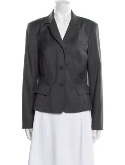 Pre-owned Emanuel By Emanuel Ungaro Blazer In Gray