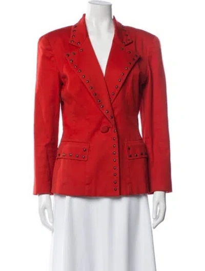 Pre-owned Emanuel By Emanuel Ungaro Blazer In Red