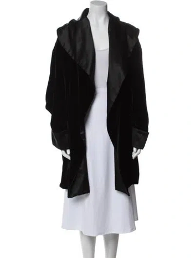 Pre-owned Emanuel By Emanuel Ungaro Coat In Black