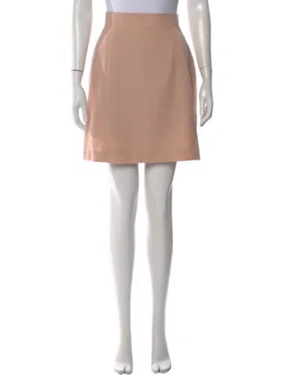 Pre-owned Emanuel By Emanuel Ungaro Mini Skirt In Neutral
