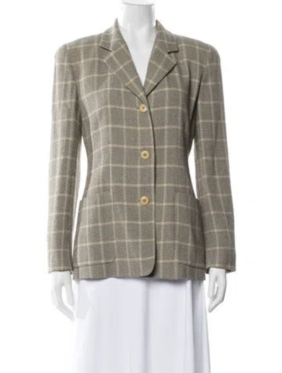 Pre-owned Emanuel By Emanuel Ungaro Vintage 1990's Blazer In Neutral