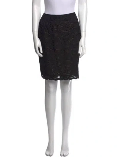 Pre-owned Emanuel By Emanuel Ungaro Vintage Knee-length Skirt In Black