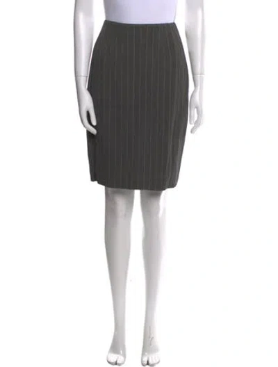 Pre-owned Emanuel By Emanuel Ungaro Vintage Knee-length Skirt In Black