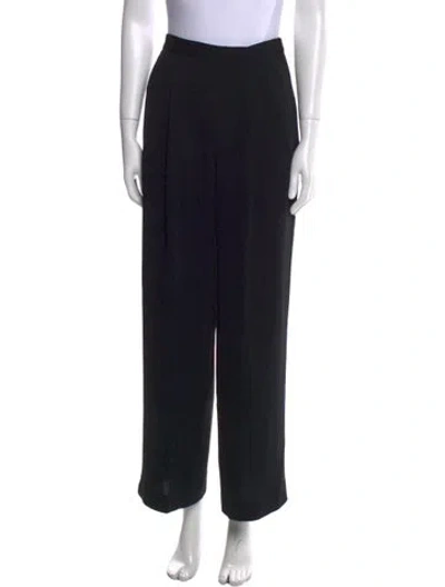 Pre-owned Emanuel By Emanuel Ungaro Vintage Wide Leg Pants In Black