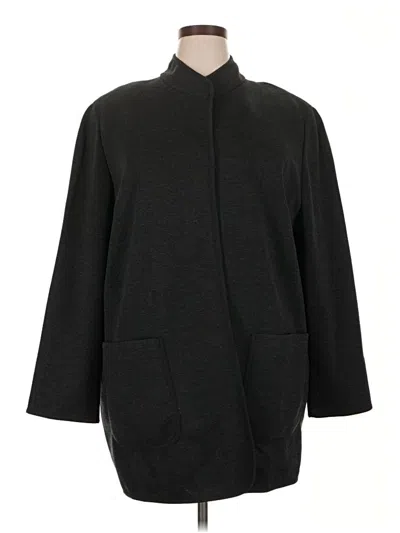 Pre-owned Emanuel Emanuel Ungaro Coat In Black