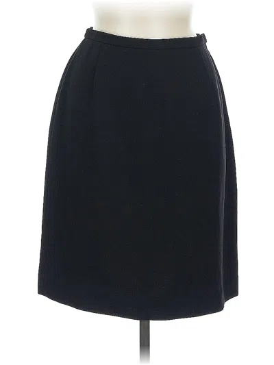 Pre-owned Emanuel Emanuel Ungaro Formal Skirt In Black