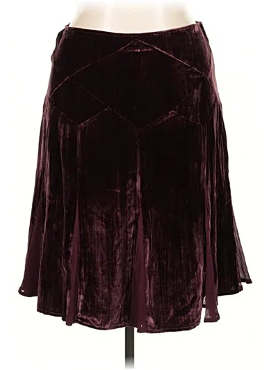 Pre-owned Emanuel Emanuel Ungaro Formal Skirt In Burgundy