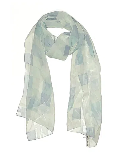 Pre-owned Emanuel Emanuel Ungaro Scarf In Blue