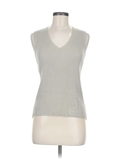 Pre-owned Emanuel Emanuel Ungaro Sleeveless T-shirt In Silver