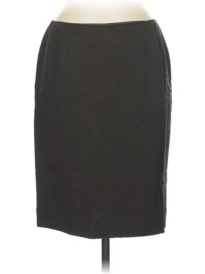 Pre-owned Emanuel Emanuel Ungaro Wool Skirt In Gray