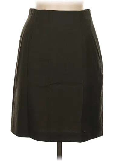 Pre-owned Emanuel Emanuel Ungaro Wool Skirt In Green