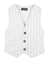 Emanuel Pris Toddler Boy Tailored Vest Off White Size 7 Cotton, Polyester, Linen In Off White
