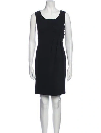 Pre-owned Emanuel Ungaro 1990's Mini Dress In Black