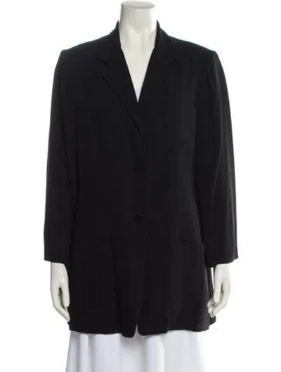 Pre-owned Emanuel Ungaro Blazer In Black