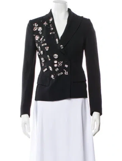Pre-owned Emanuel Ungaro Blazer In Black