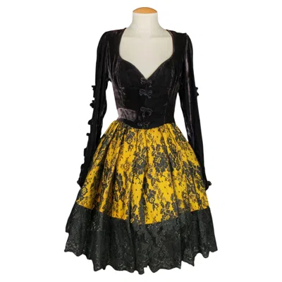 Pre-owned Emanuel Ungaro Dress By  Autumn-winter 1989 In Black